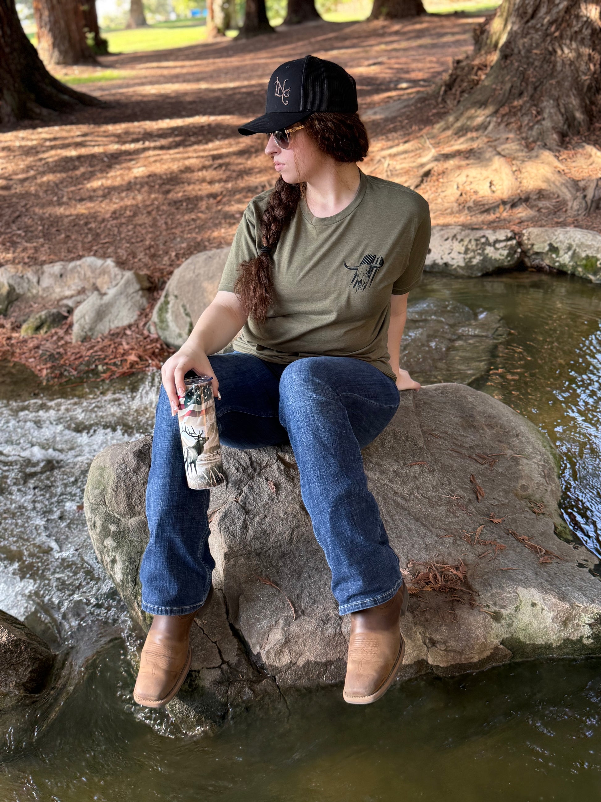 Elk Scenery - 20oz Tumbler