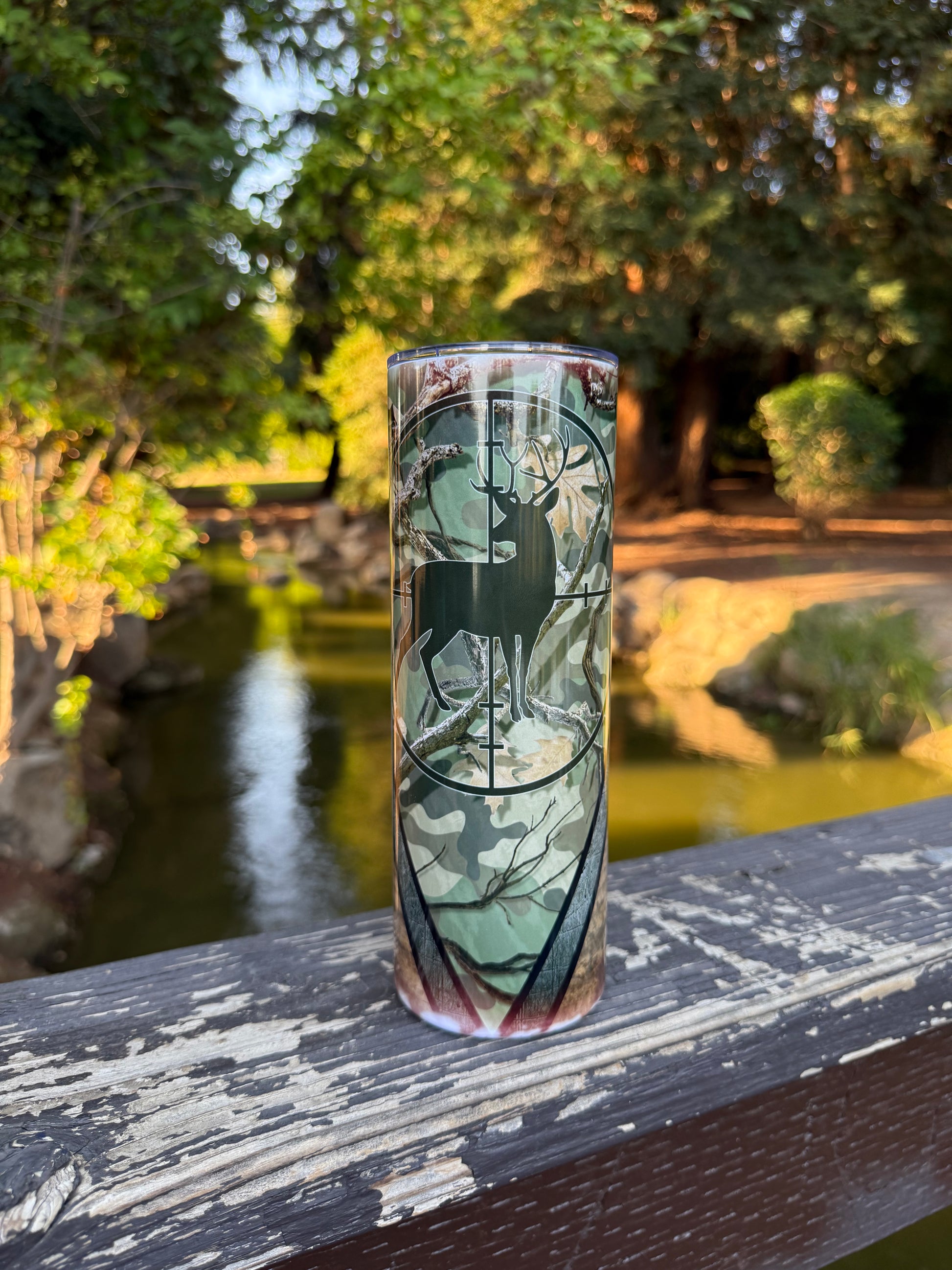 Camo Deer Hunting - 20oz Tumbler