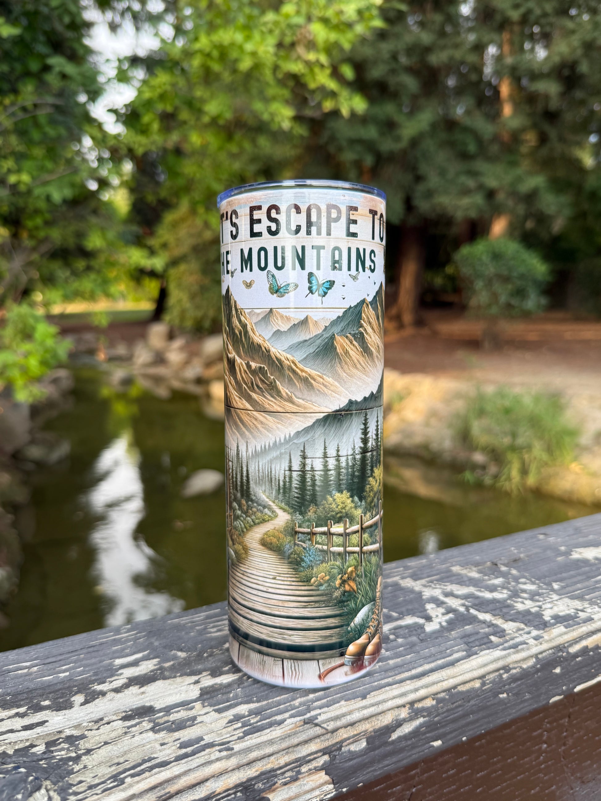 Let’s Escape The Mountains - 20oz Tumbler