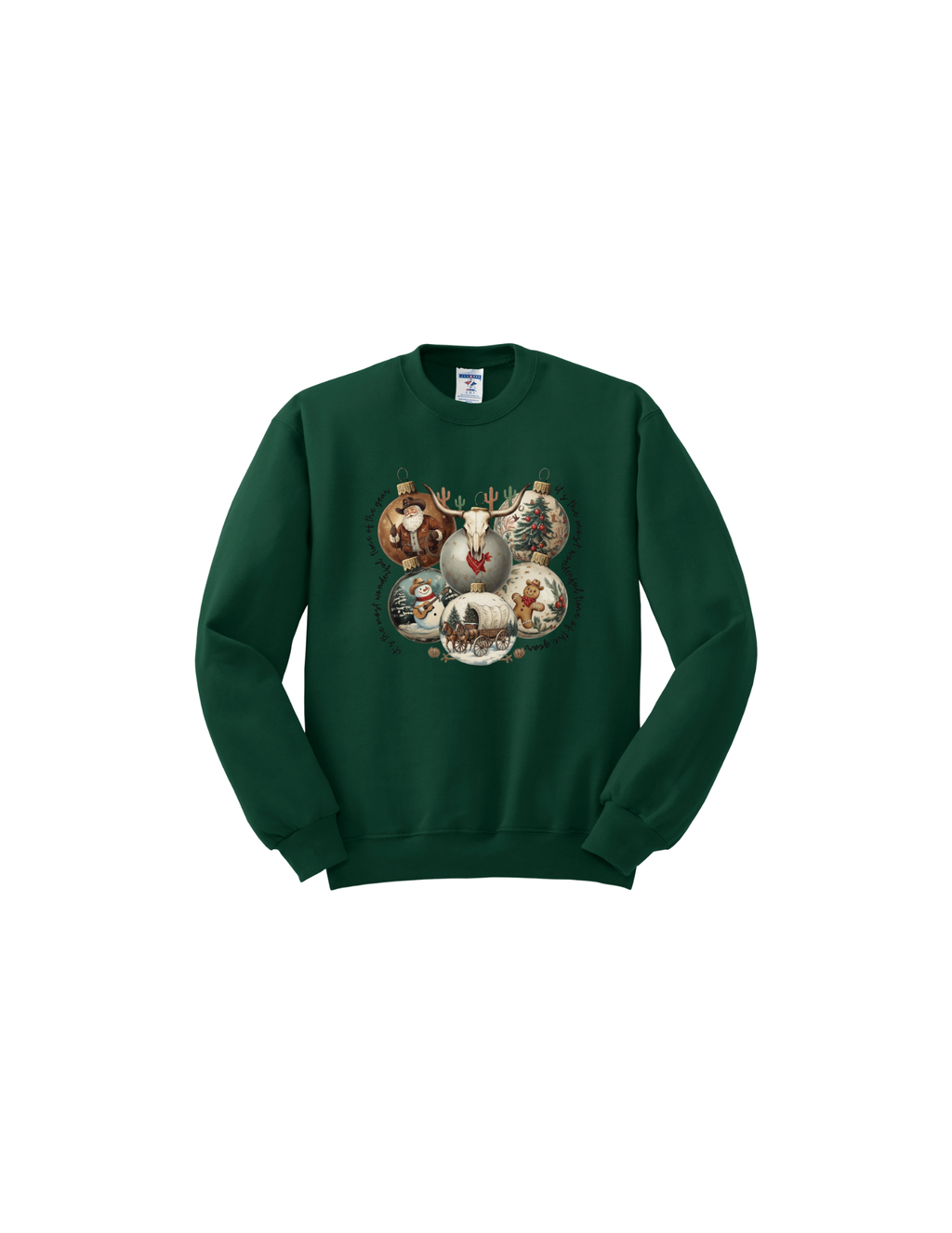 #26001 - Western Ornaments Crewneck