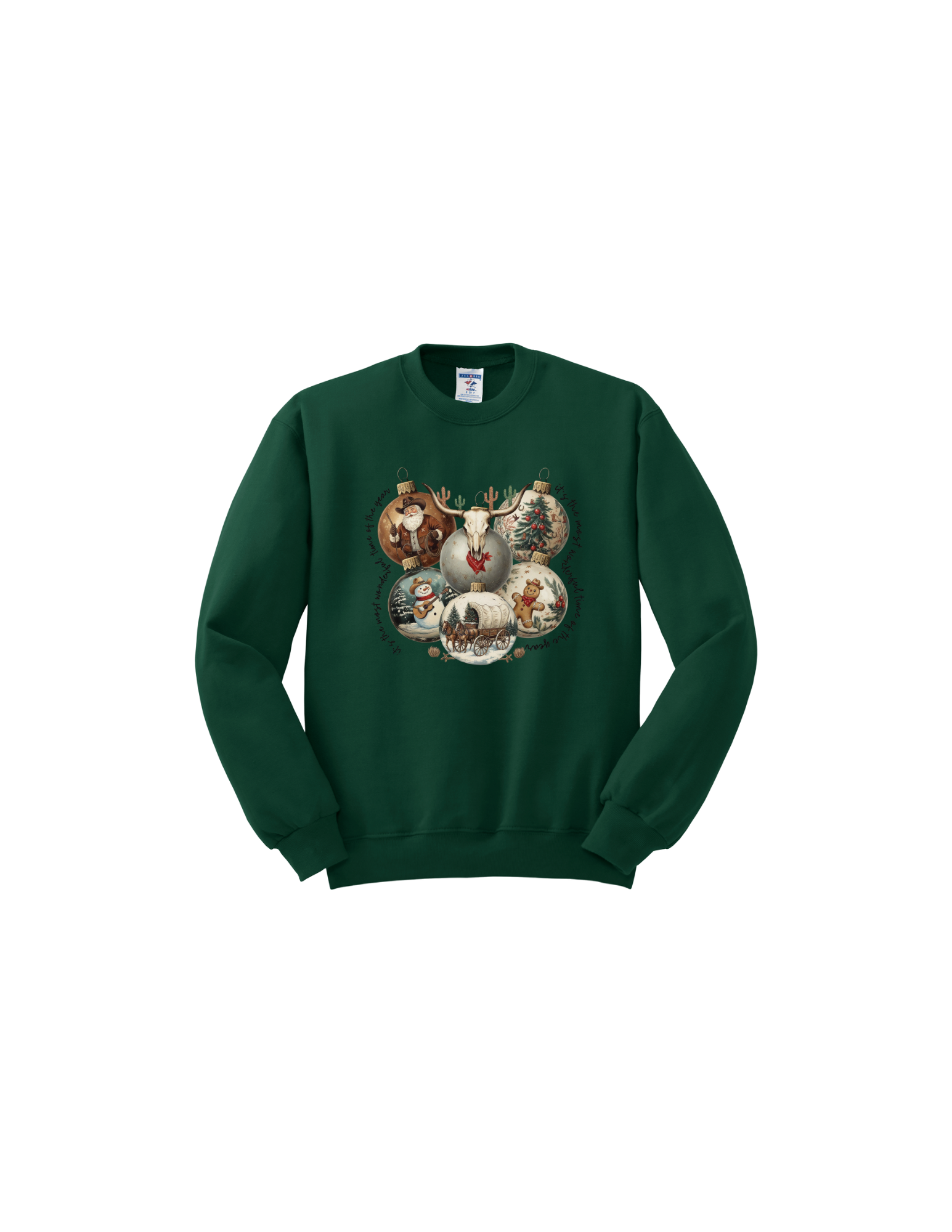 #26001 - Western Ornaments Crewneck