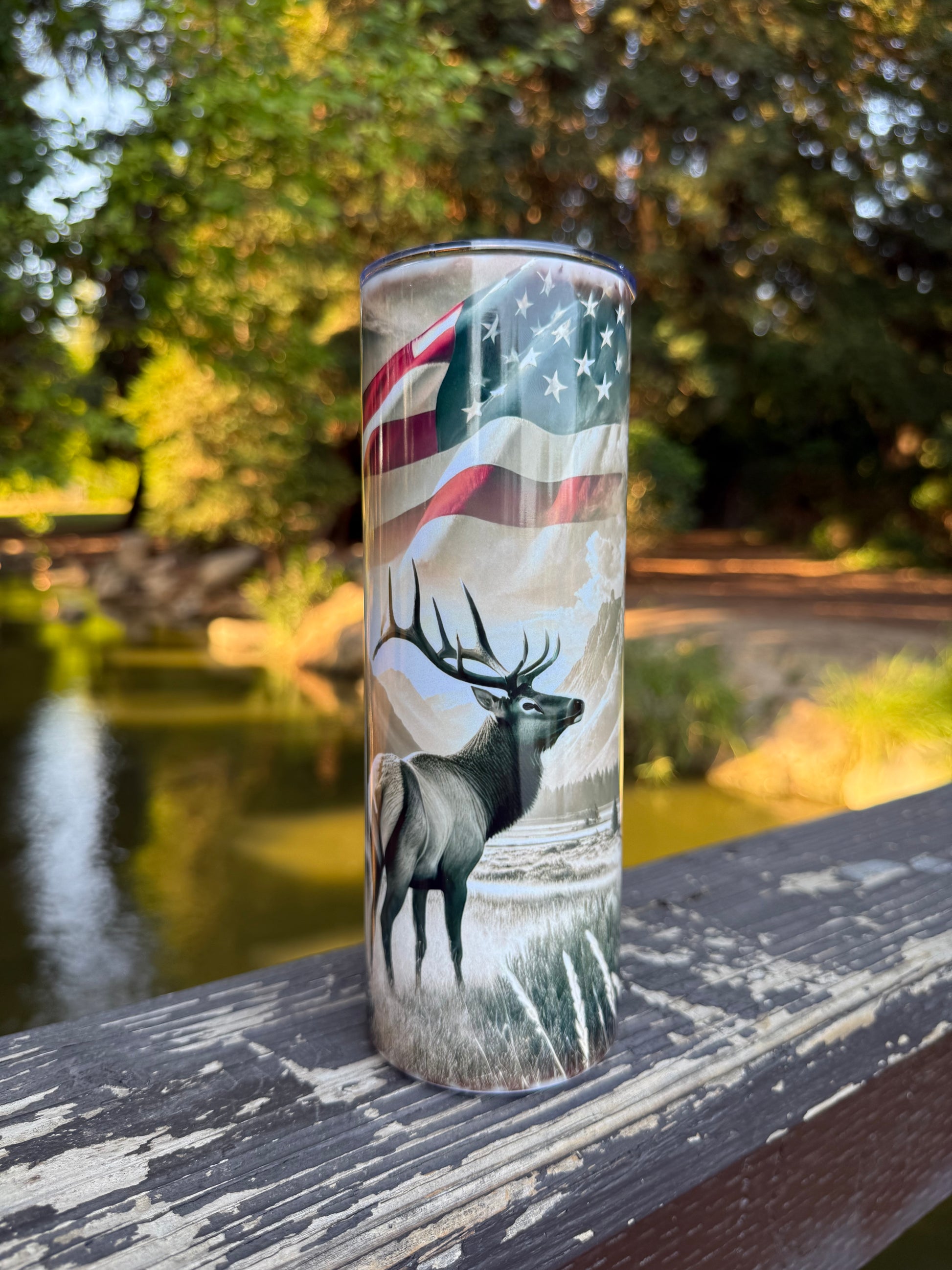 Elk Scenery - 20oz Tumbler