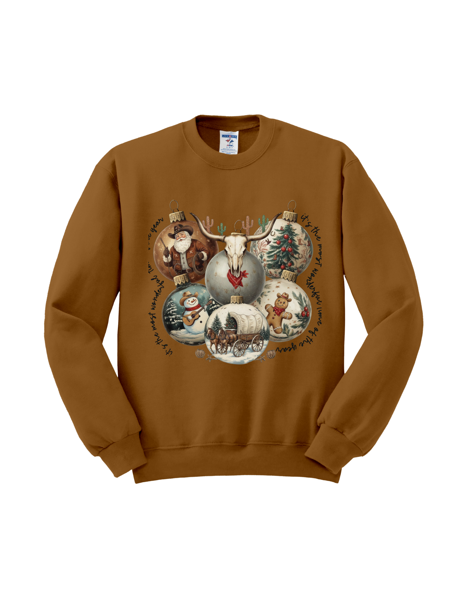 #26001 - Western Ornaments Crewneck