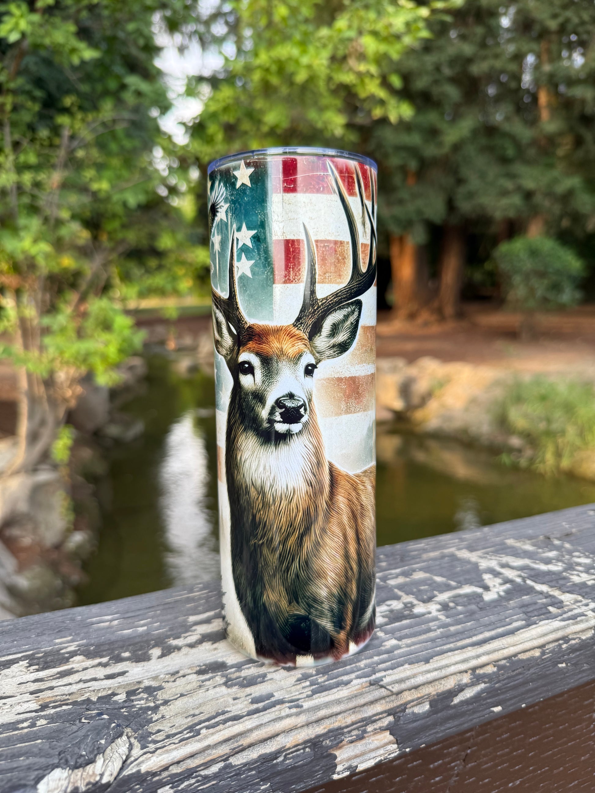Deer Flag - 20oz Tumbler